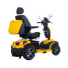 Mustang Pro Heavy Duty Mobility Scooter - Rear View 2 Yellow