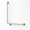 Contenda Shower Rail 32mm Stainless L Shape 650 x 800 mm Right Hand - Main Contenda Shower Rail 32mm Stainless L Shape 650 x 800 mm Right Hand - Main