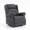 Electric Lift Chair Valentina Petite - Front Right View Dark Grey