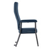 Katie High Back Chair 200kg Capacity - Blue Side View