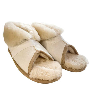 Open Toe Sheepskin Slippers MD0420