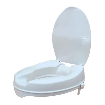 Toilet Seat Raiser with Lid 5cm TATSR2