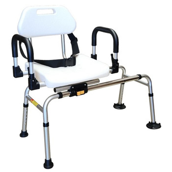 Sliding Swivel Transfer Bench - Left Swivel