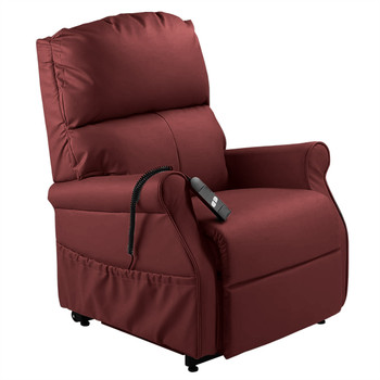 Lift Chair Recliner Torrens Dual Burgundy