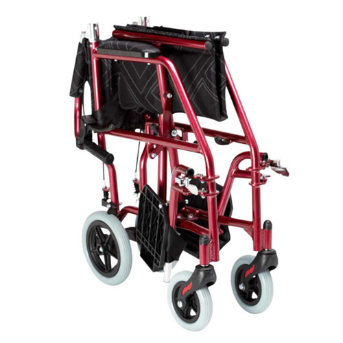 Ultra Light Transit Wheelchair - Folded