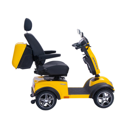 Electric Mobility Scooter Avenger Pro - Side View Yellow