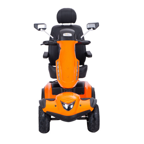 Electric Mobility Scooter Avenger Pro - Front View Orange