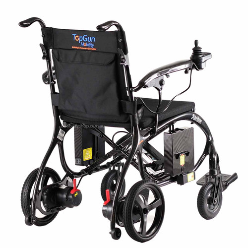 Airlite Carbon Fibre Electric Wheelchair - Back Right View