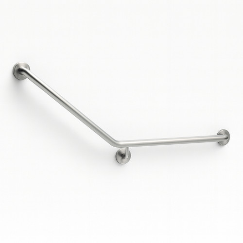 Contenda Toilet Rail 32 mm Stainless Ergonomic Bend 840 x 700 mm Right Hand - Main