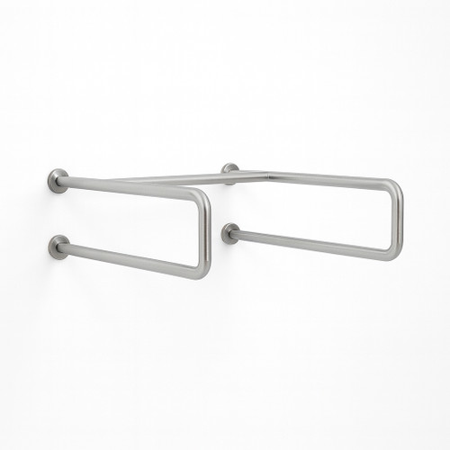 Contenda Toilet Rail 32 mm Stainless Horizontal 900 x 800 x 250 mm - Main Contenda Toilet Rail 32 mm Stainless Horizontal 900 x 800 x 250 mm - Main