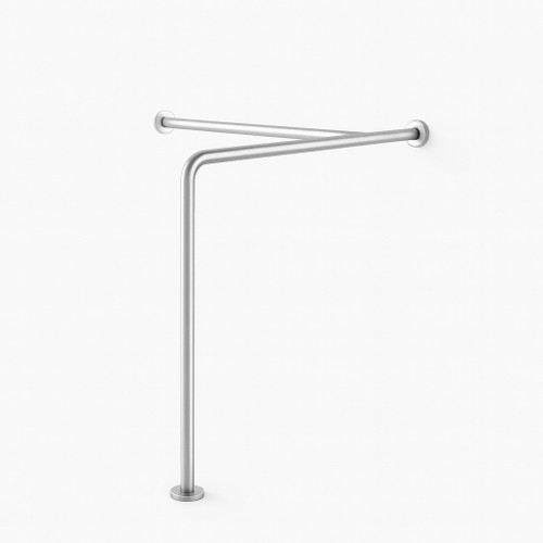 Contenda Toilet Rail 32 mm Stainless Ergonomic Bend 800 x 900 x 800 mm Left Hand - Main Contenda Toilet Rail 32 mm Stainless Ergonomic Bend 800 x 900 x 800 mm Left Hand - Main