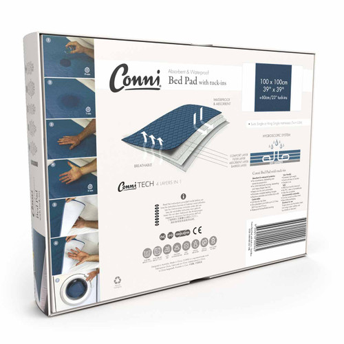 Conni Waterproof Bed Pad - Rear Box