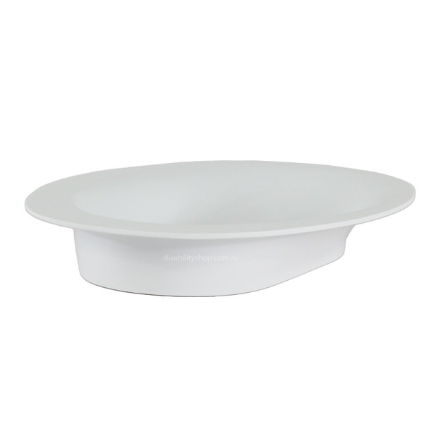 Manoy Contoured Oval Plate - Back Right View