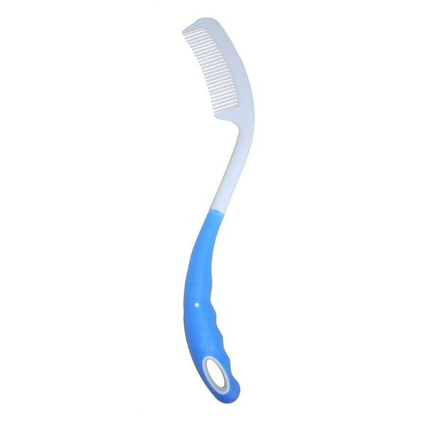 Long Handled Hair Comb DALHC2 - Curved Handle