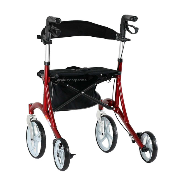 Grand Euro Mobility Walker With Padded Seat - Back Left