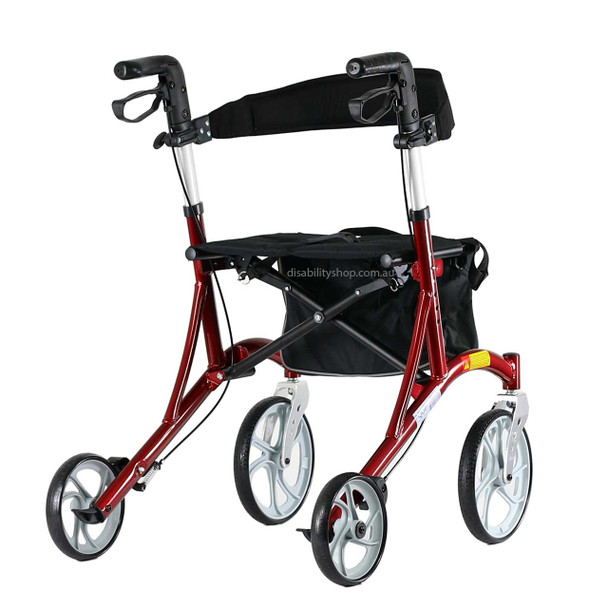 Grand Euro Mobility Walker With Padded Seat - Back Right