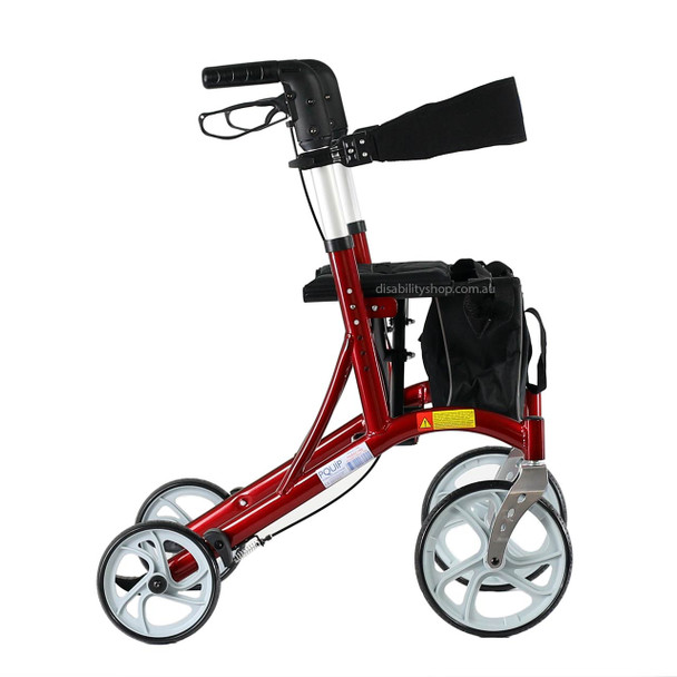 Grand Euro Mobility Walker With Padded Seat - Right Side