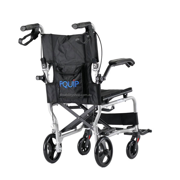 Lightweight Portable Travel Wheelchair - Back Right View