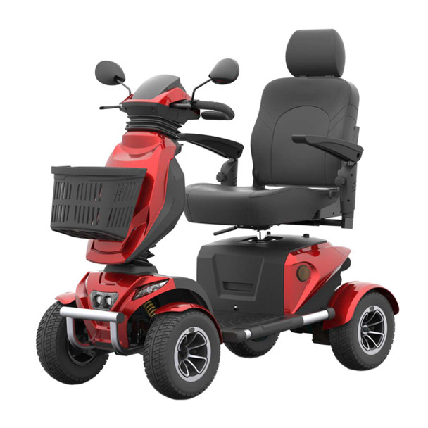 Electric Mobility Scooter Avenger - Front Left View Red