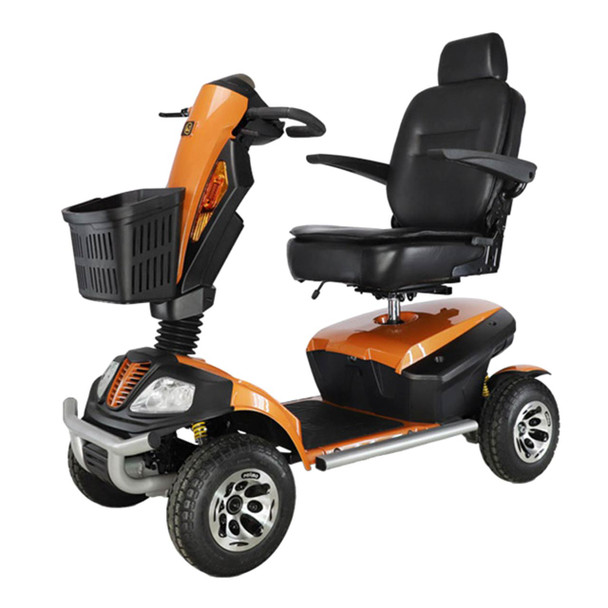 Sports Mobility Scooter Everest - Front Left View Orange