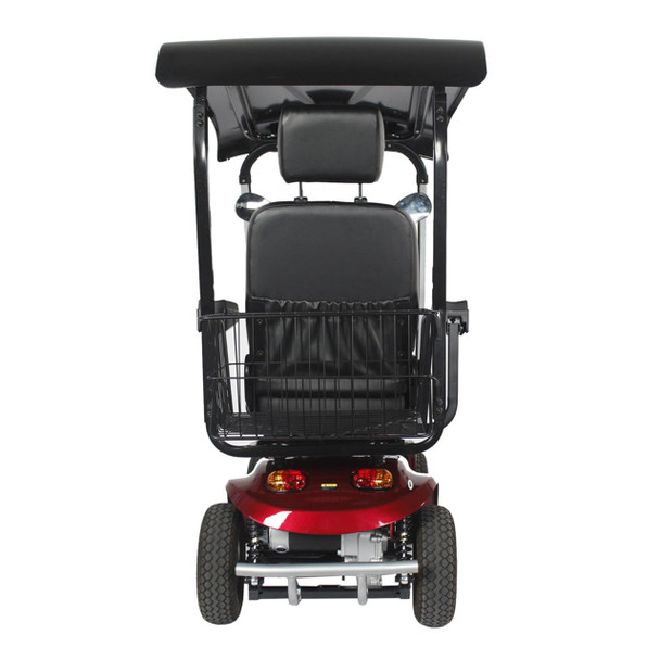 Covered Shopper Mobility Scooter Phantom - Rear View 2