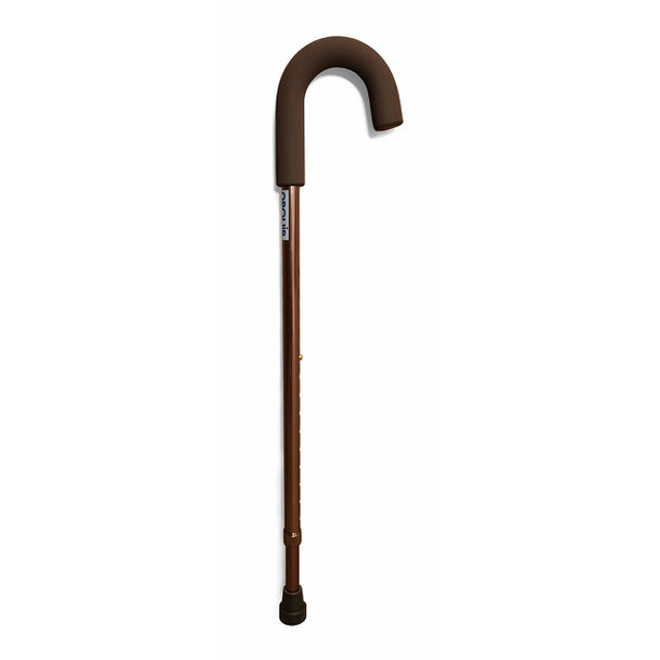 Lightweight Walking Stick Crook Handle CH501 - Bronze