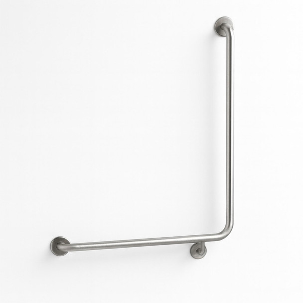 Contenda Shower Rail 32mm Stainless L Shape 650 x 800 mm Left Hand Main