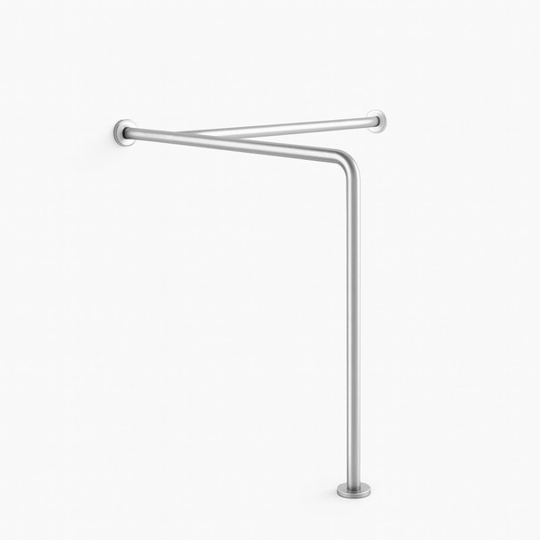Contenda Toilet Rail 32 mm Stainless Ergonomic Bend 800 x 900 x 800 mm Right Hand - Main