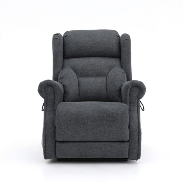 Electric Lift Chair Valentina Petite - Front View Dark Grey