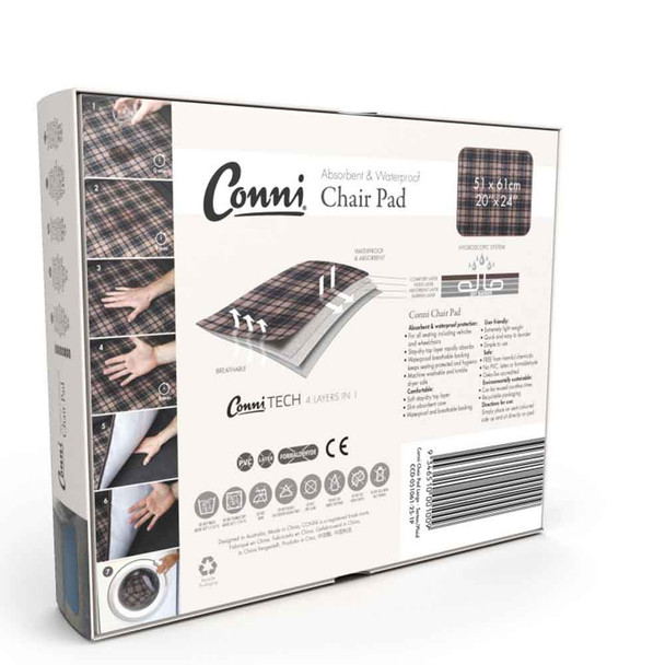 Conni Washable Chair Pad Large Layers