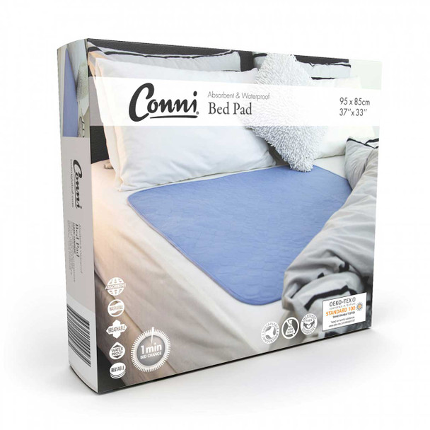 Conni Waterproof Bed Pad - Box Mauve