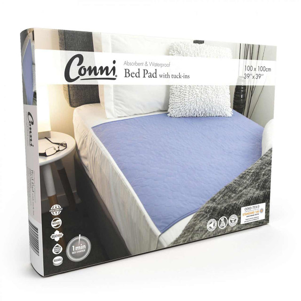 Conni Waterproof Mattress Protector - Box Mauve