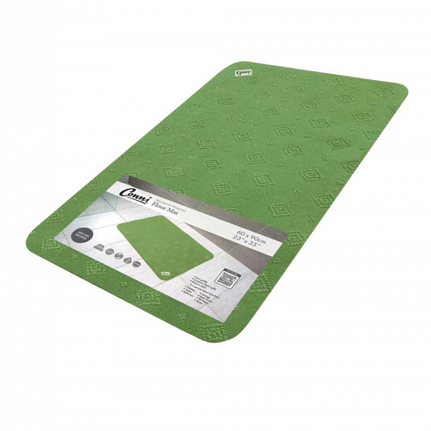 Conni Absorbent Nonslip Floor Mat - Green