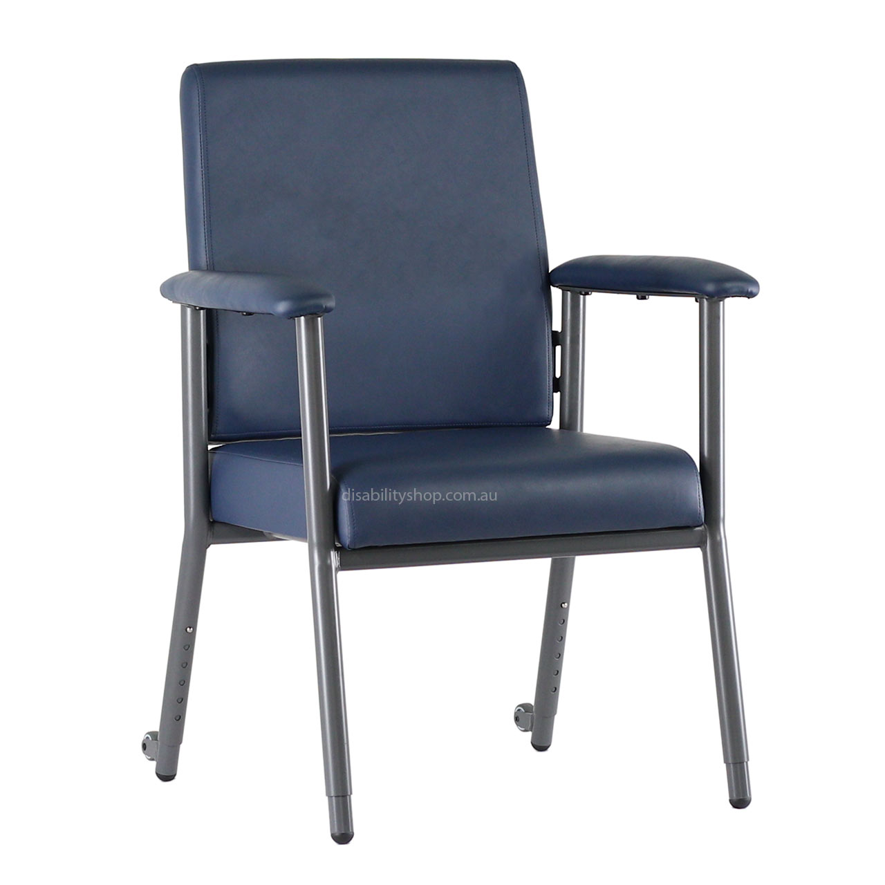 Katie Low Back Chair 200kg Capacity - Blue
