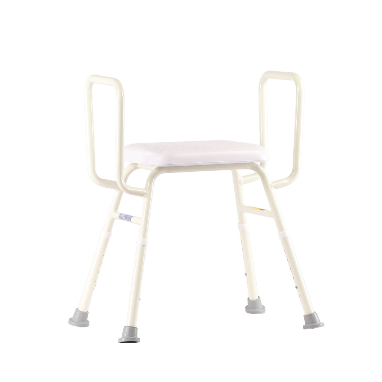 Shower Stool With Arms Padded Seat SSAPA1 - Front Right View