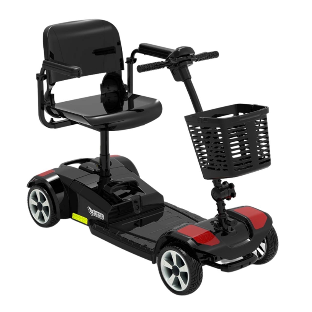 Mobility Scooter Small Portable Stylz4 - Front Right View Red