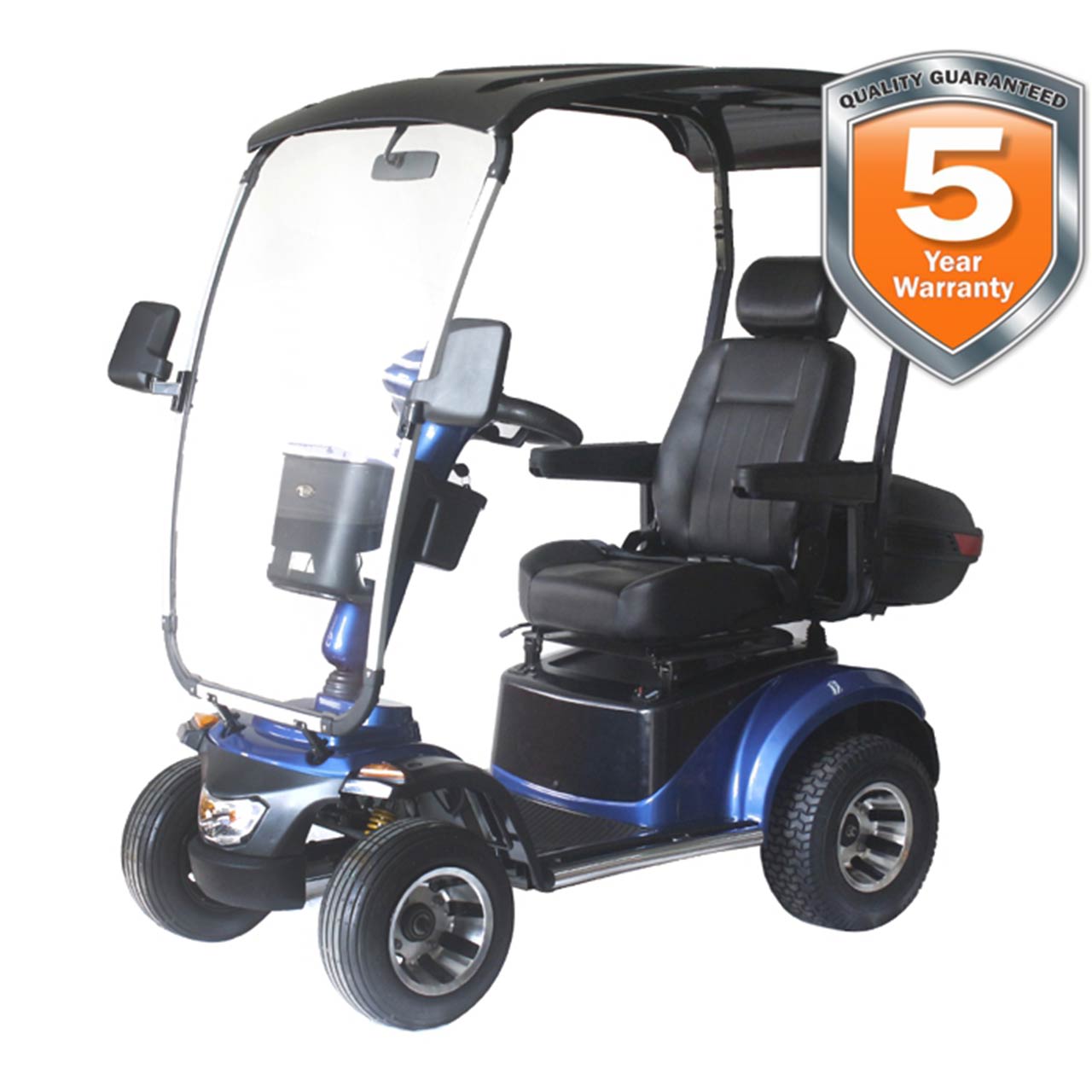 Covered Mobility Scooter Albatross Golf - Front Left View Main
