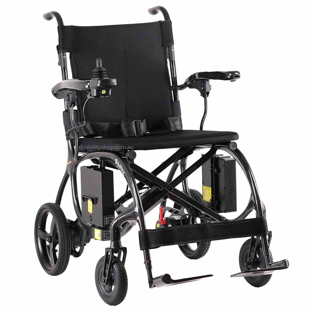Airlite Carbon Fibre Electric Wheelchair - Front Right View