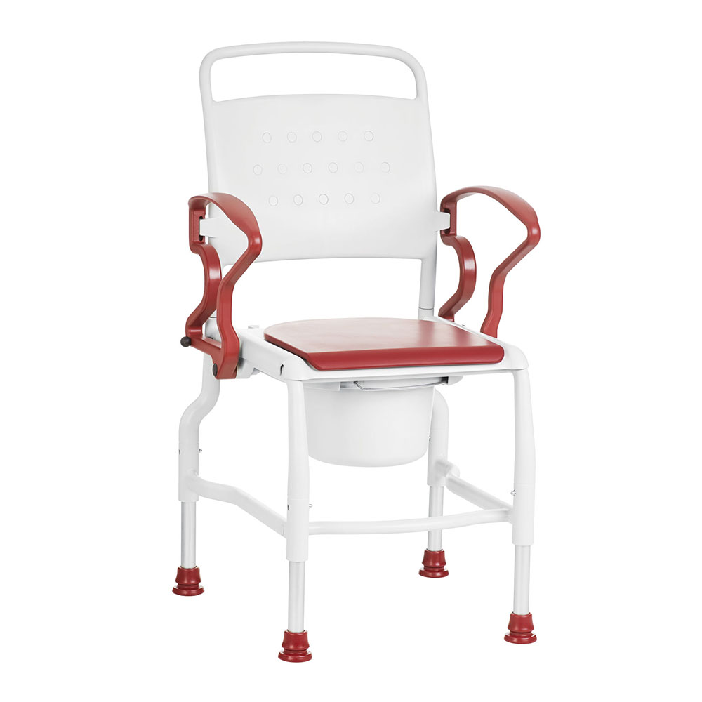 Rebotec Commode Chair Koln - Red