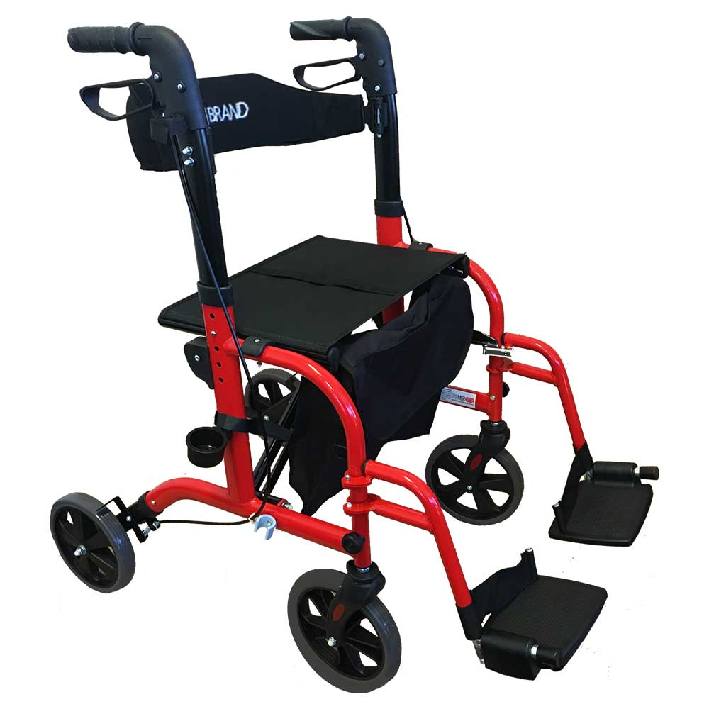 Rollator Walker Wheelchair Duo - Walking Aids