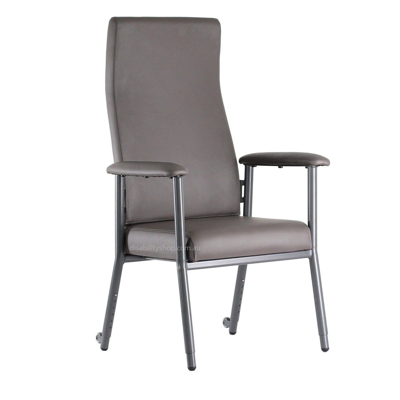 Katie High Back Chair 200kg Capacity - Grey