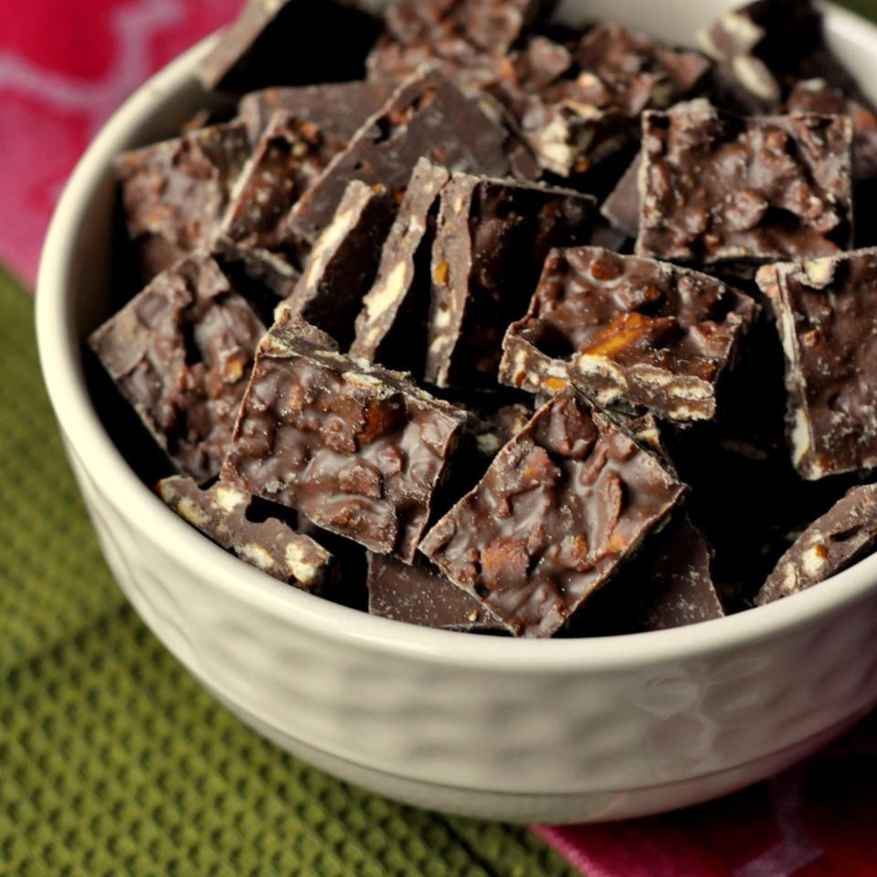 Milk Chocolate Pretzel Chips Josh Early Candies