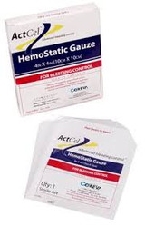 ACT CELL  Hemostatic Gauze 2x2 oxidized cellulose    20/box