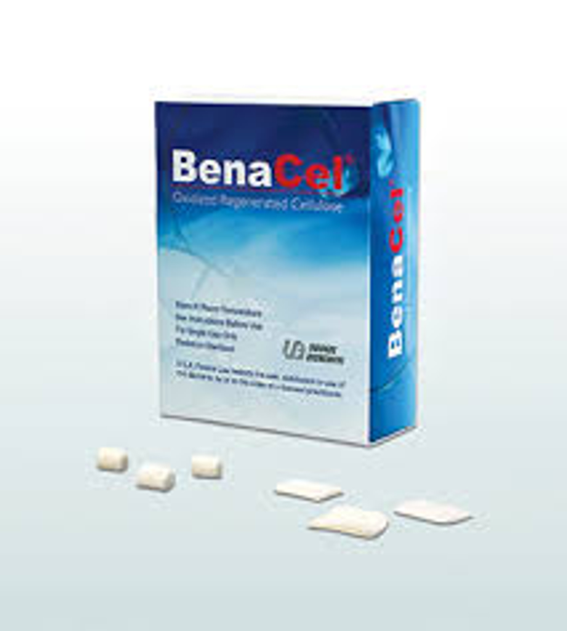 Benacel Dental Dressing, Oxidized Regenerated Cellulose Sheet 15mm x 15mm  12/bx - Axio Biologics