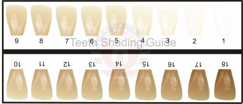 TOOTH SHADE GUIDE