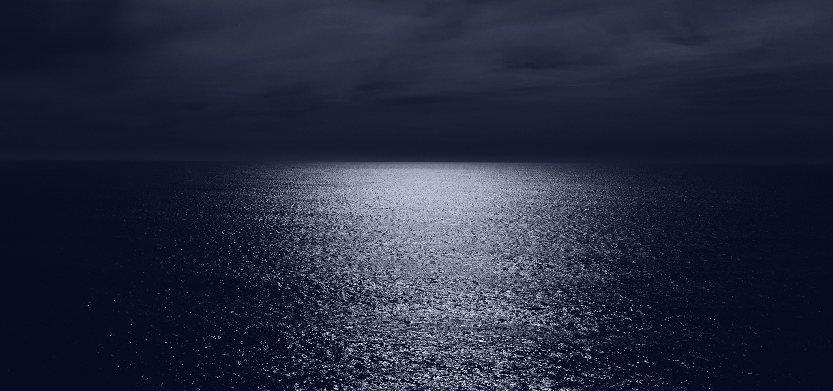 Ocean at night.