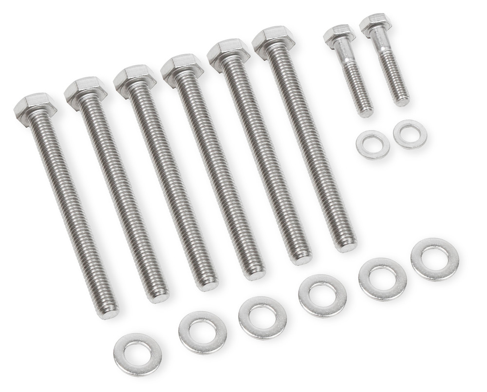 Mr. Gasket Stainless Steel Water Pump Bolts for GM LS Engines 60930G