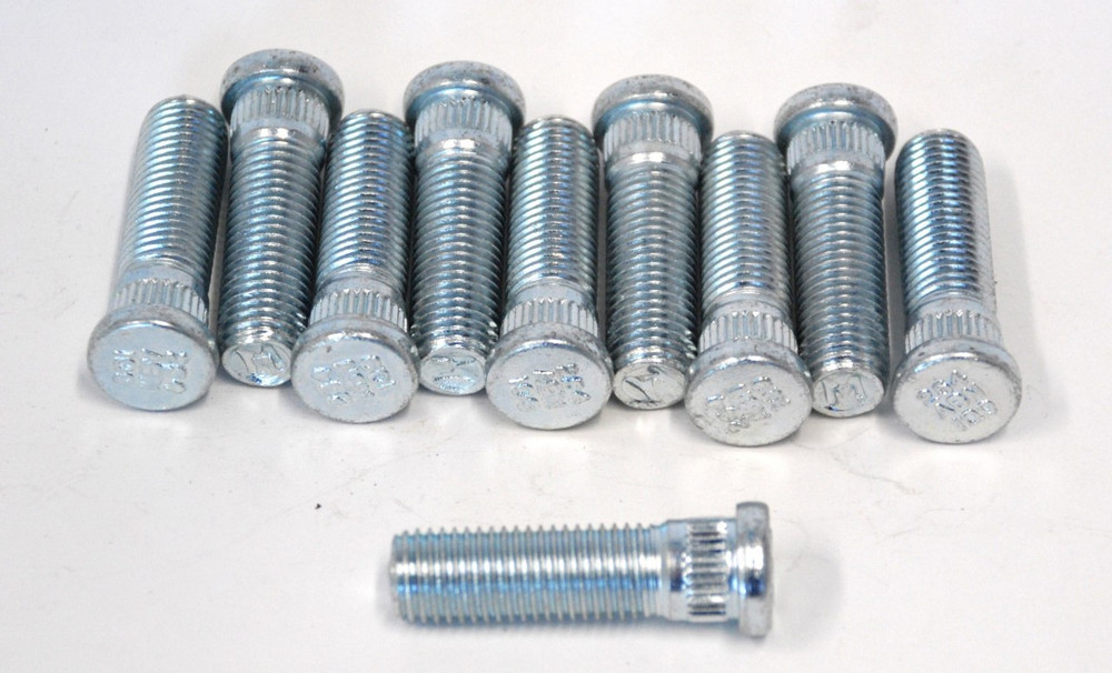 Wheel Studs 12mm x 1 1/2" .505" knurl Chevy 12mm Tick Performance, Inc.
