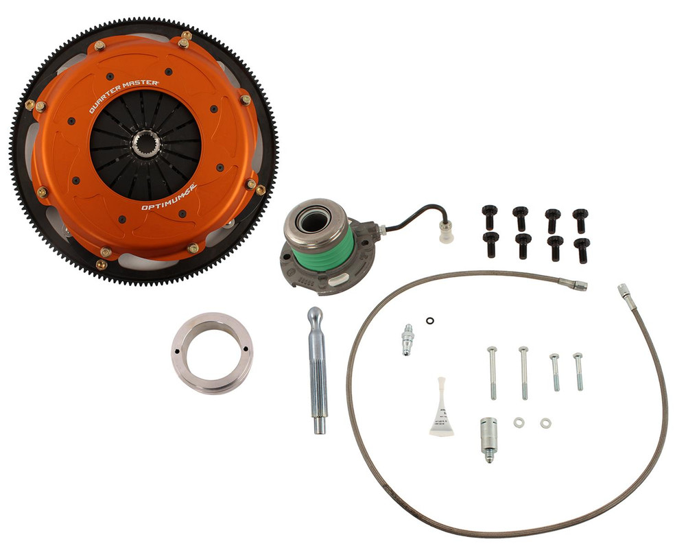 Quarter Master OptimumSR 10.4 in. SingleDisc Clutch/Flywheel/Release Bearing Kits 126591RS