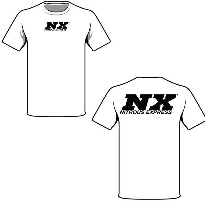 Nitrous Express XXX-Large White T-Shirt W/ Black Nx, Part #NX